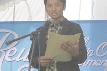 Sambutan Ketua OSIS