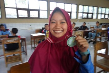 Cici Anggraeni Juara 1 CABOR CAtur O2SN Kab.Ciamis