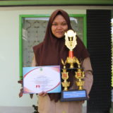 Selviana Gunawan, siswi SMA Plus Darussalam peraih Juara 1 Olimpiade Sains Nasional (OSN) Tingkat Kabupaten Mata Pelajaran Astronomi
