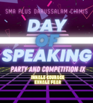 DAY OF SPEAKING COMPETITION IX